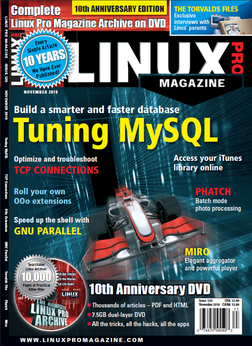 10th anniversary edition of Linux Pro Magazine