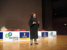 RMS as St. Ignutius at Desktop Summit