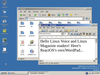 Figure 1: Here's ReactOS running its WordPad equivalent and Windows Explorer-like file manager.