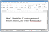 Figure 3: Another NotebookBar layout is 