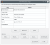 Figure 5: The metadata editor is sufficient but cannot compete with specialist tools.