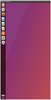 Figure 1: Ubuntu 17.04 placed the Start button in the top left corner of the screen.