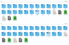 Figure 2: Before /usr merge (above): The /bin, /lib, /lib64, and /sbin directories reside directly below root and are duplicated in the /usr directory. After the conversion (below): The /bin, /lib, /lib32, /lib64, and /sbin directories exist as symbolic links to the physical directories in /usr.