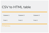 Figure 3: The csv-to-table block lets you use a CSV text file as a simple database back end.