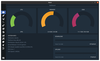 Figure 1: On launching, Stacer brings up a clearly arranged dashboard.