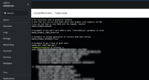 Figure 1: Installation of Shinobi on Ubuntu Server in Cockpit.