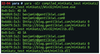 Figure 4: Lots of matched output, abbreviated.
