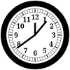 Figure 1: The results of the completed clock program.