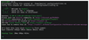 Figure 1: The welcome screen confirms that the environment and config files were initialized.
