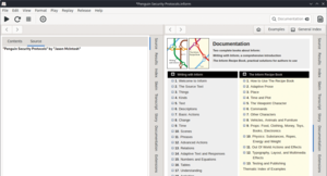 Figure 1: The Inform IDE with a brand new project loaded up.
