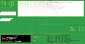 Figure 1: WTF compactly arranges information about your system (or anything else).