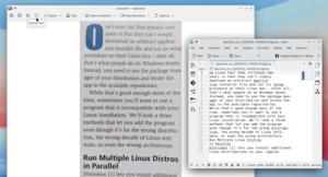 Figure 1: KDE's screenshot utility Spectacle has OCR via Tesseract inbuilt.