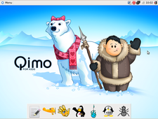 Qimo 2.0 desktop.
