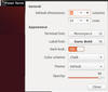 Figure 4: Final Term includes many standard configuration choices for terminal emulators.