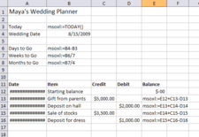 ODF data in Excel